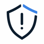 a shield and a question mark icon